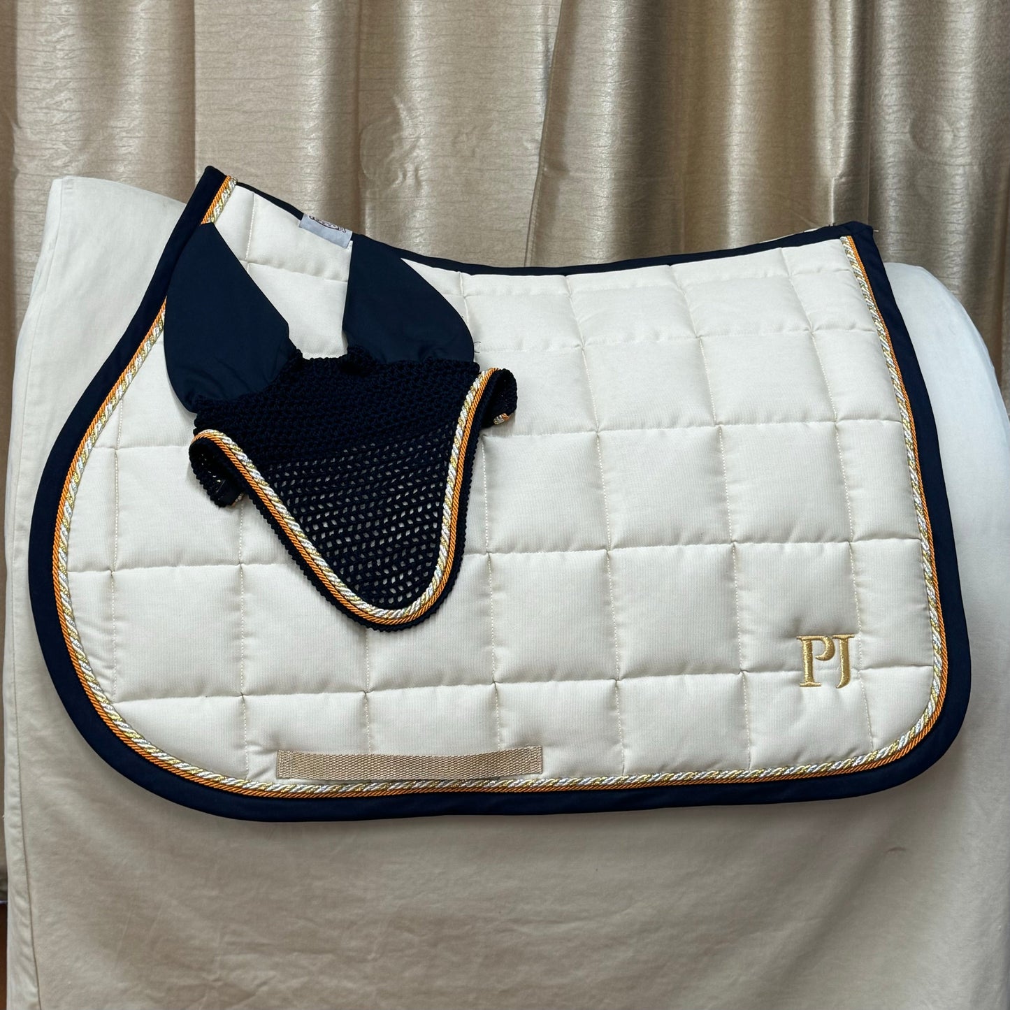 CUSTOMIZED Inverted Saddle Pad and Cuff Set