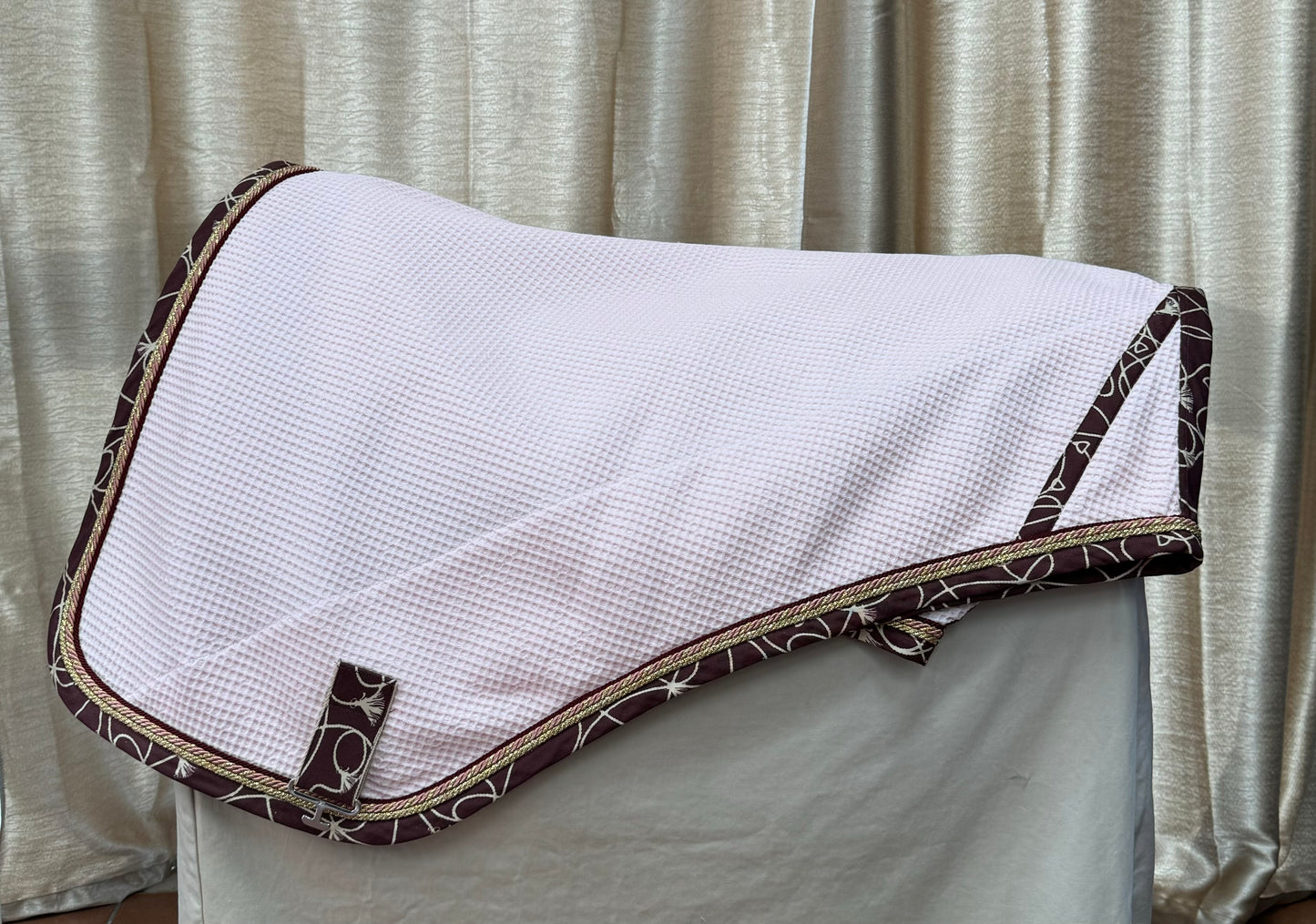 Coperta nido d’ape rosa Size 135