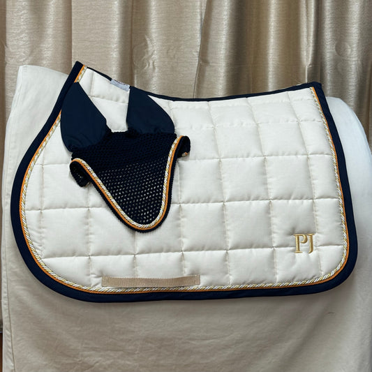 Saddle pad and bonnet