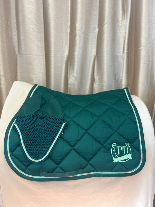 FULL saddle pad and gaiter set