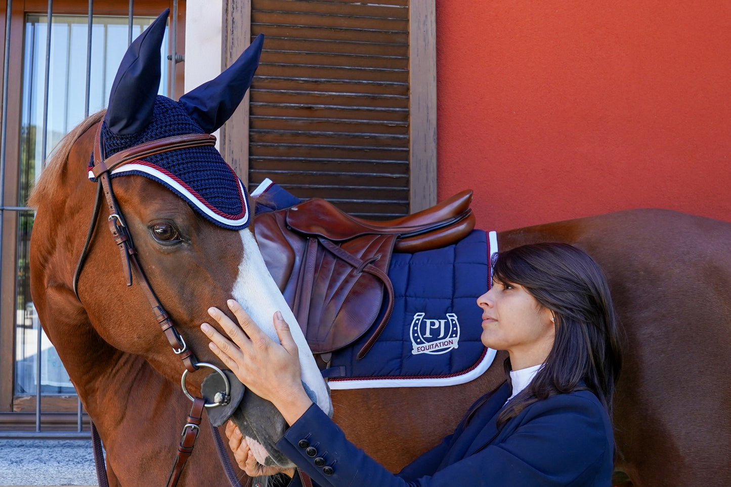 CUSTOMIZED Saddle Pad and Cuff Set