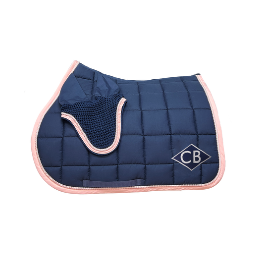 CUSTOMIZED Saddle Pad and Cuff Set